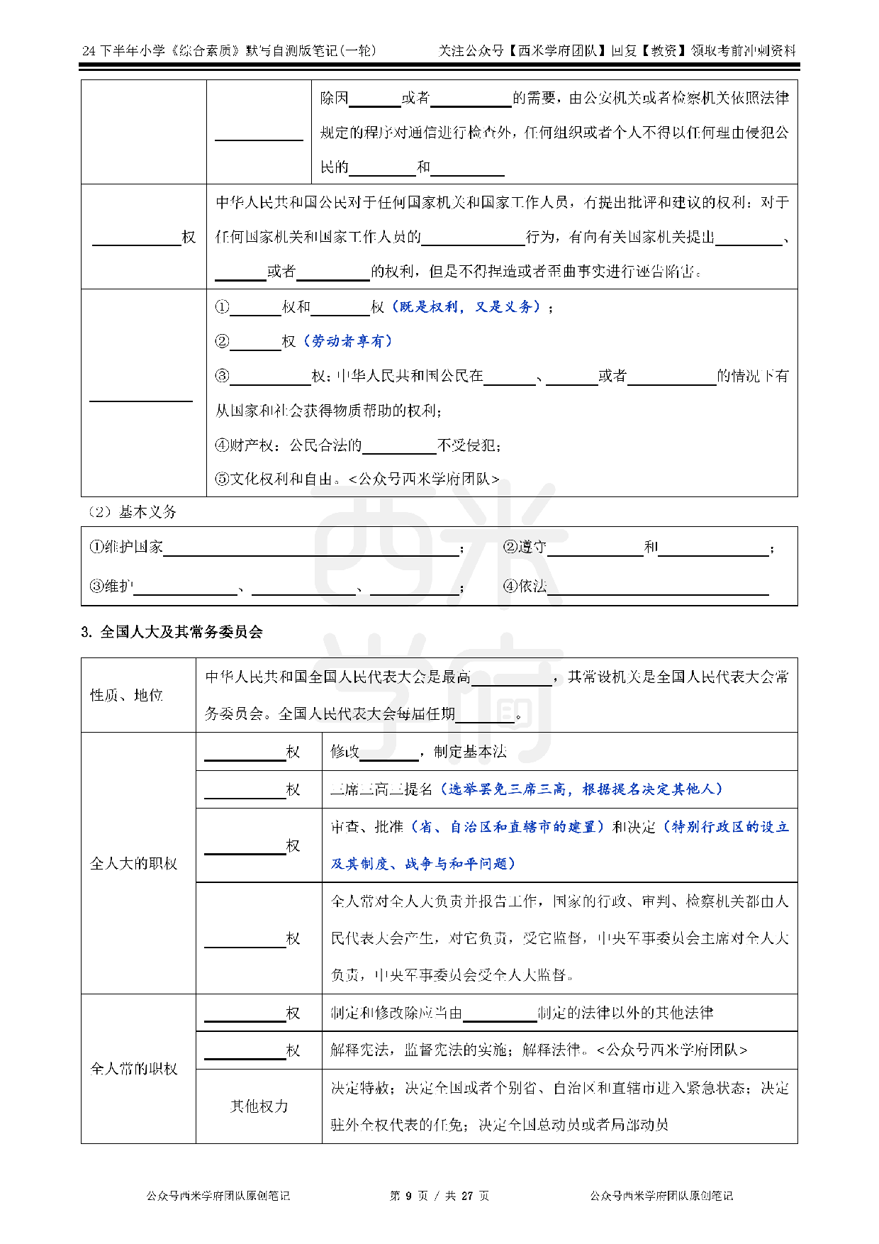 24年下小学-《综合素质》-一轮默写自测笔记.pdf 第9页