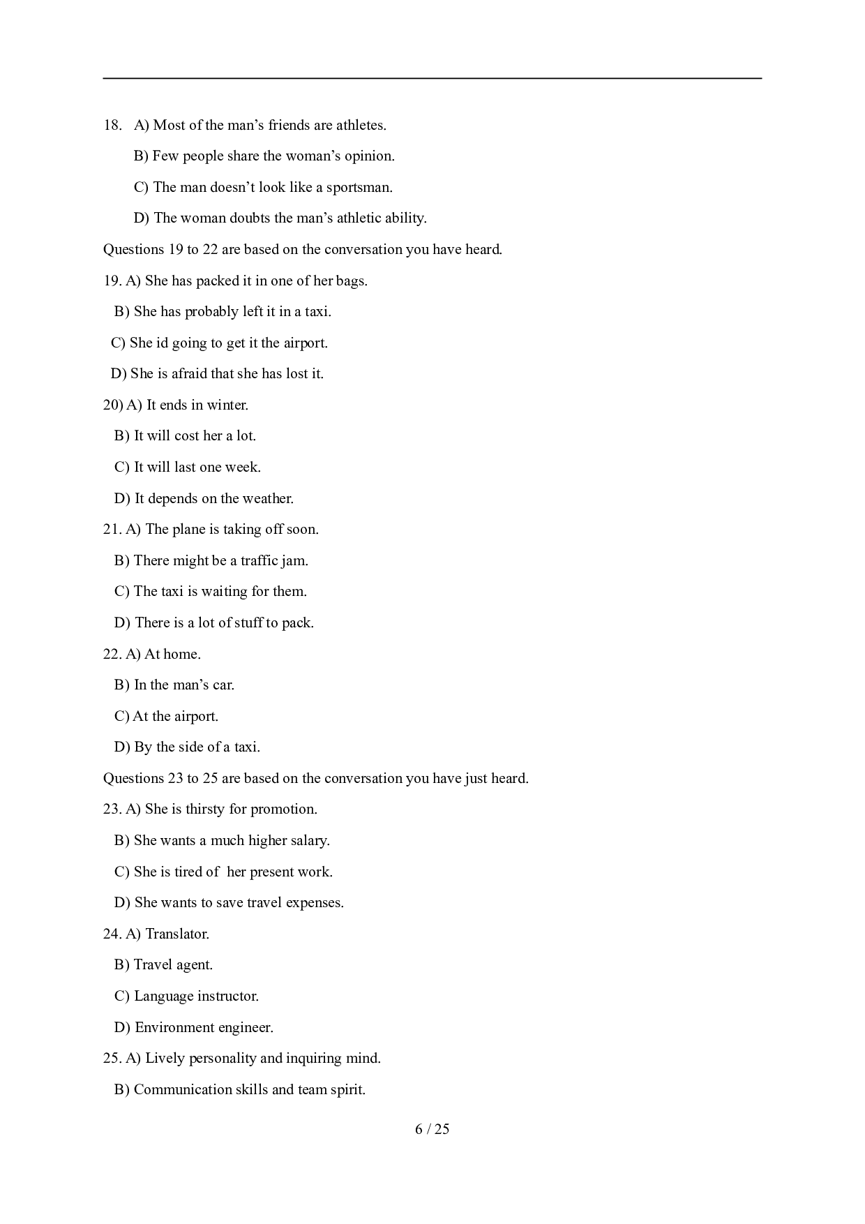 2007年12月英语四级真题及答案 .doc 第6页