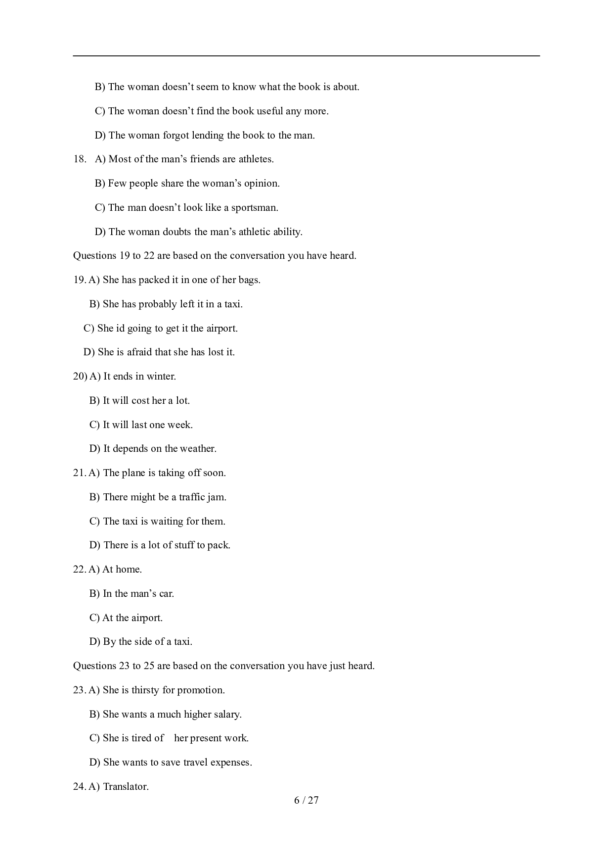 2007年12月英语四级真题及答案（推荐打印）❤  .pdf 第6页