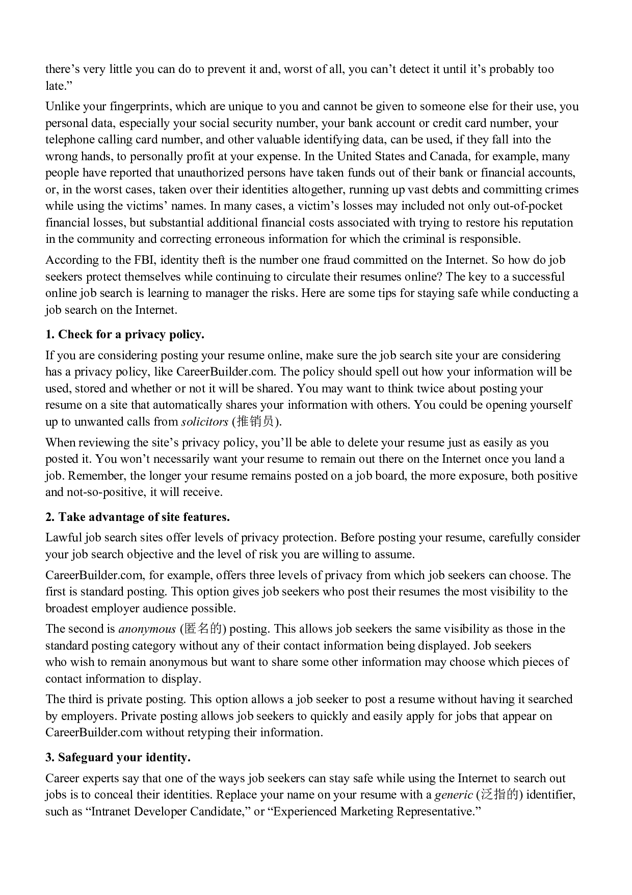 2007年6月大学英语四级真题 （推荐打印）❤.pdf 第2页