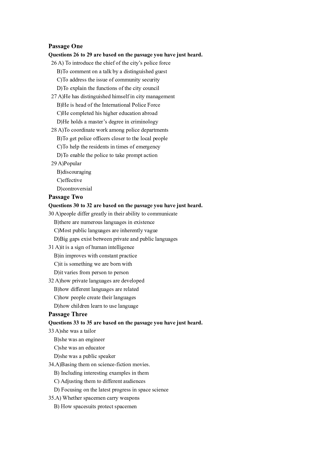 2008年12月英语四级真题.docx 第6页