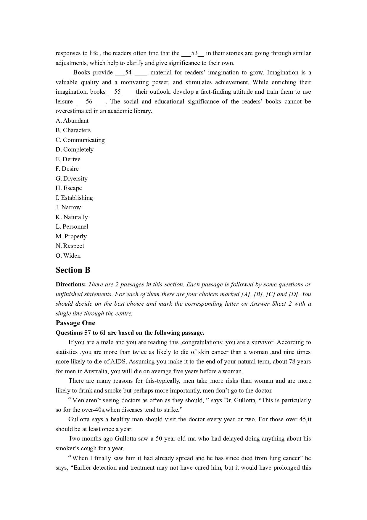 2008年12月英语四级真题.docx 第8页