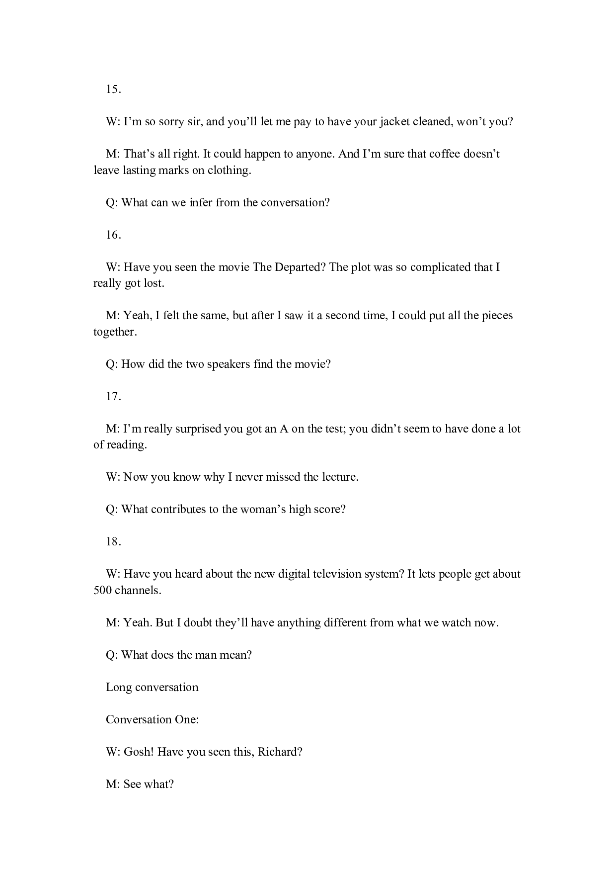 2008年6月英语四级考试真题解析+听力原文.docx 第10页
