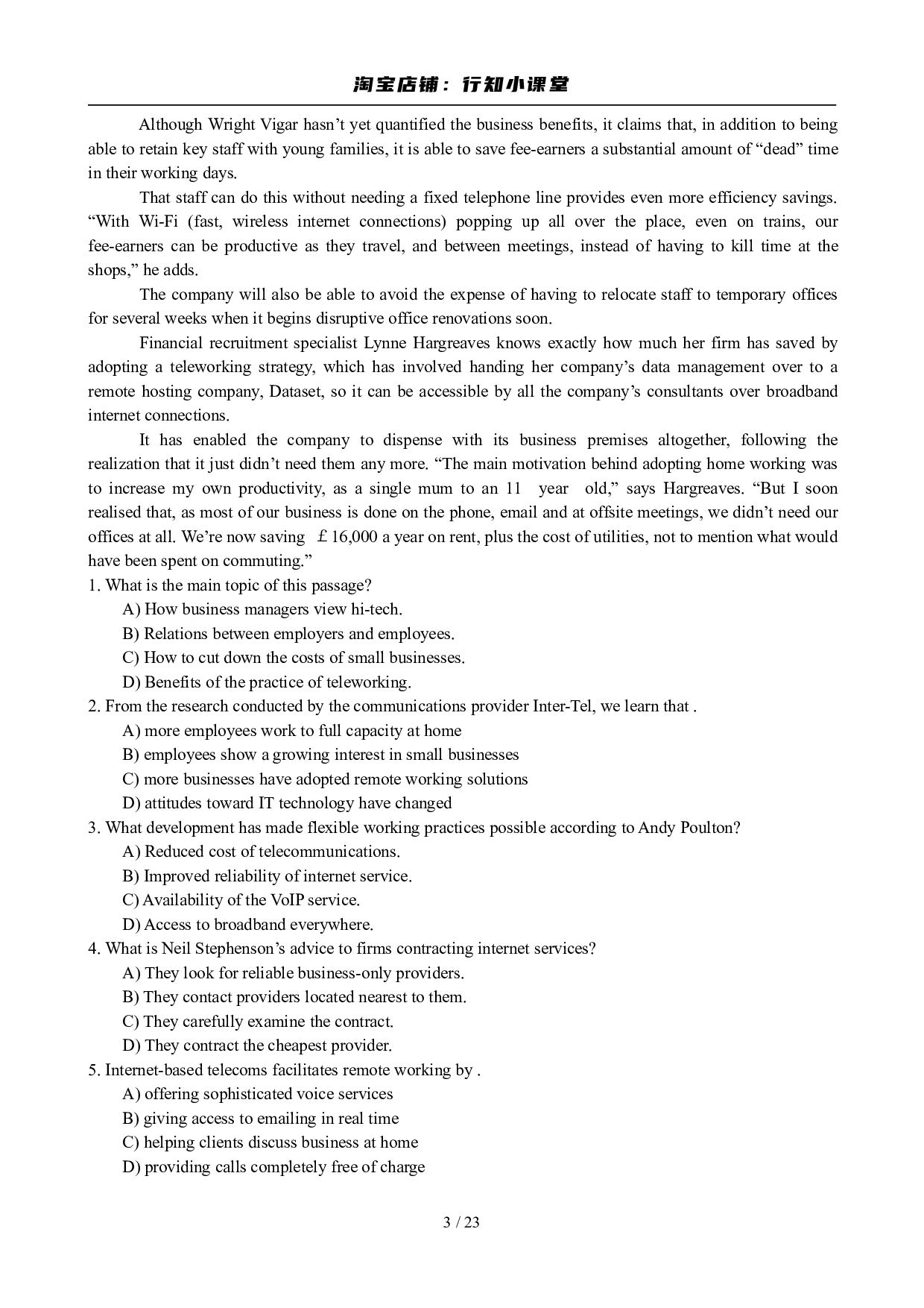 2009年12月英语六级真题及答案.pdf 第3页