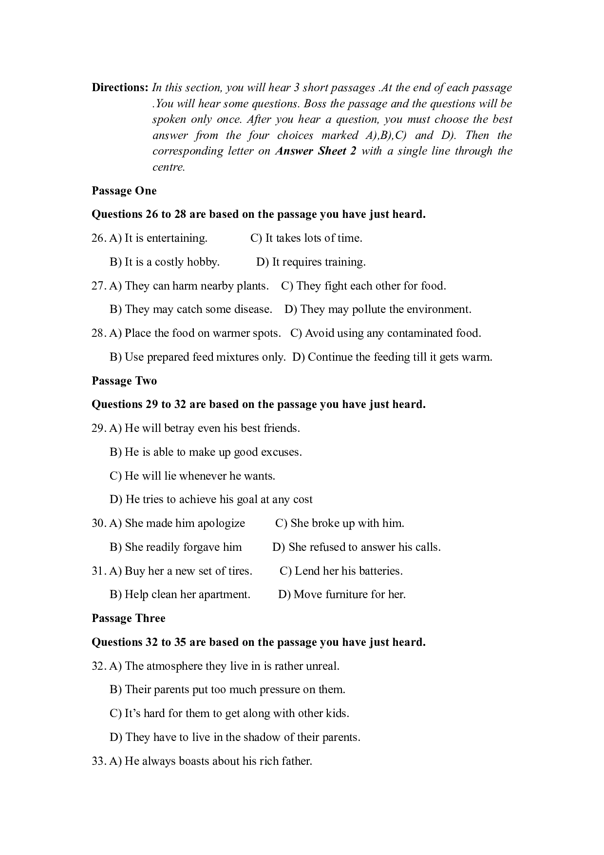 2009年6月英语四级真题.docx 第7页