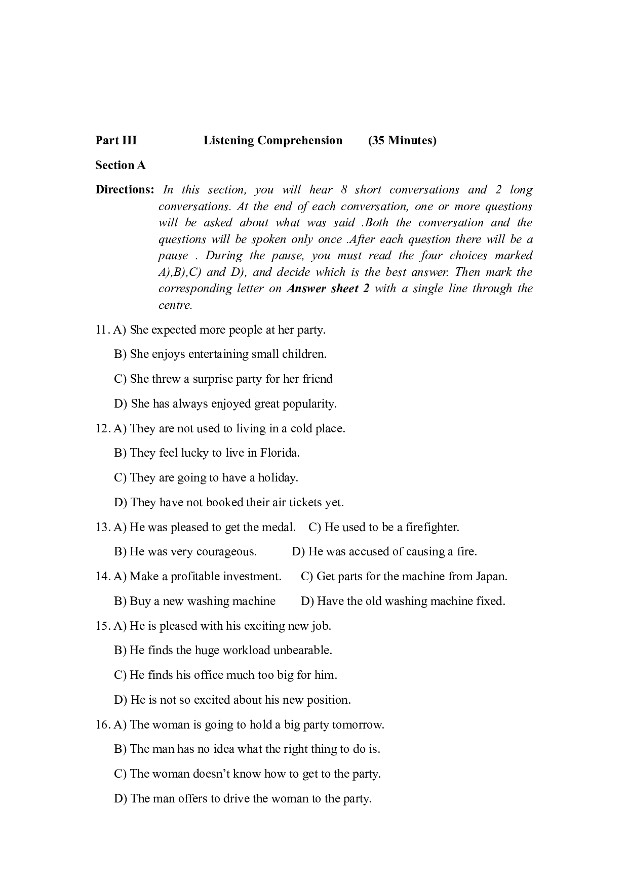 2009年6月英语四级真题.docx 第5页