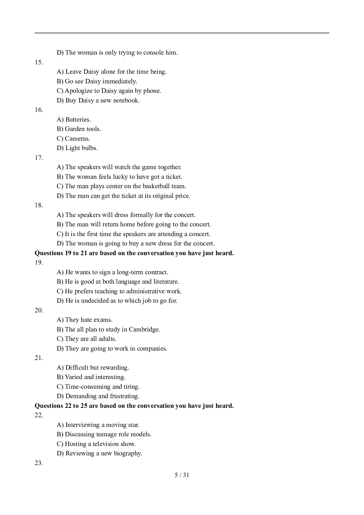 2010年6月英语六级真题及答案.doc 第5页