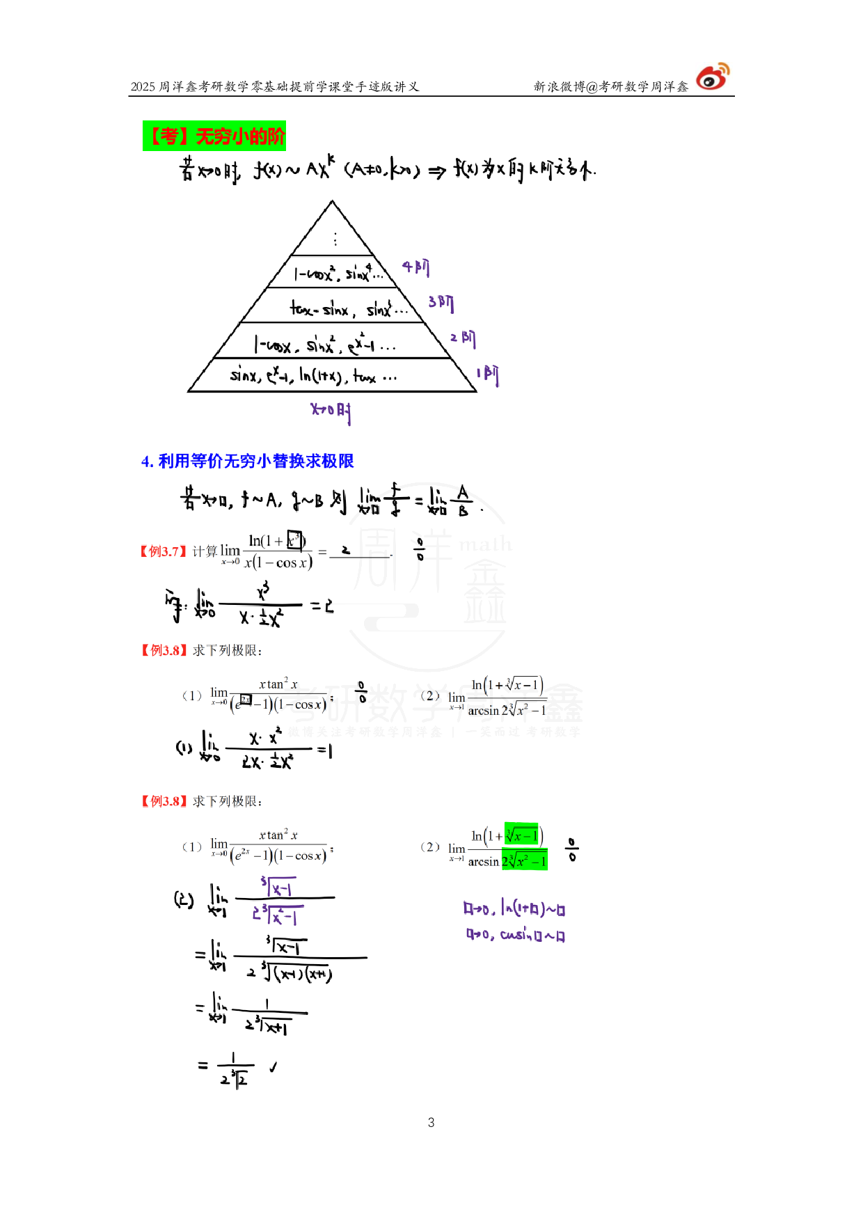 2025考研数学手写笔记.pdf 第3页
