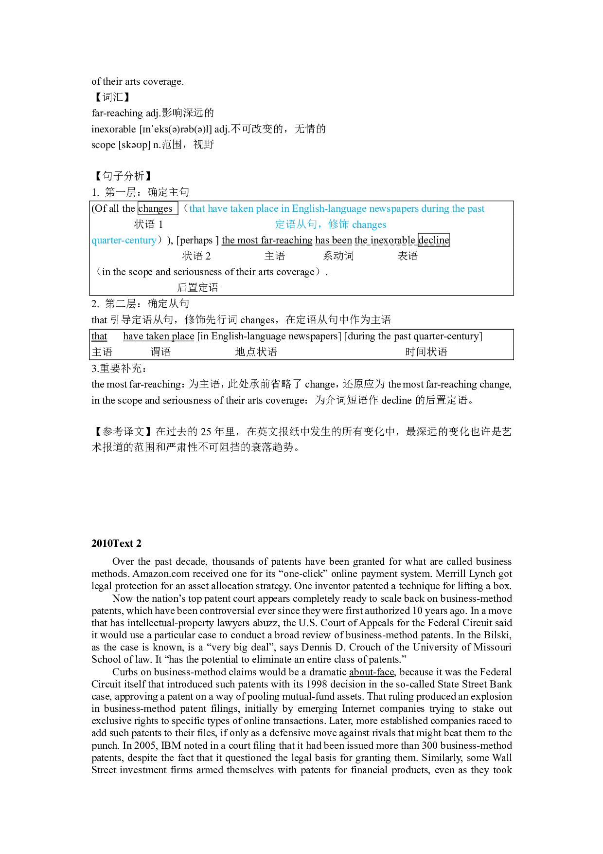 2010年考研英语阅读理解分析.pdf 第7页
