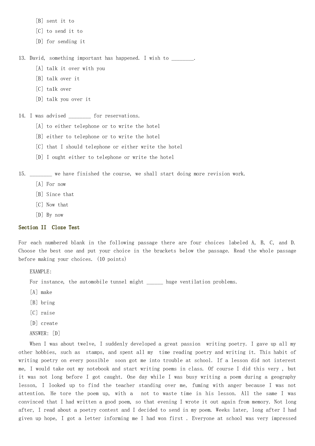 1980&mdash;1985年历年考研英语真题+答案集合(无解析).doc 第3页