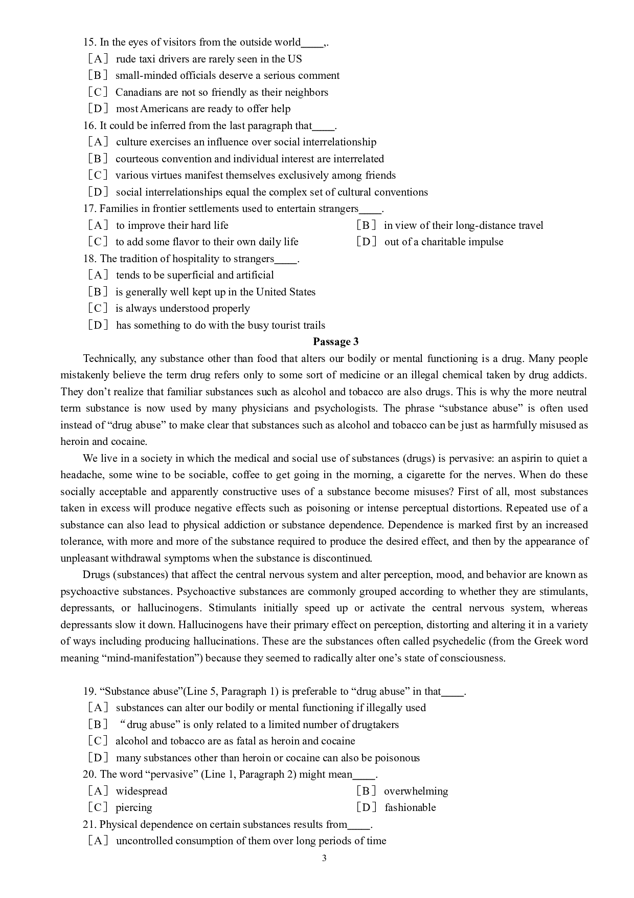 1986&mdash;1997年历年考研英语真题集.doc 第3页