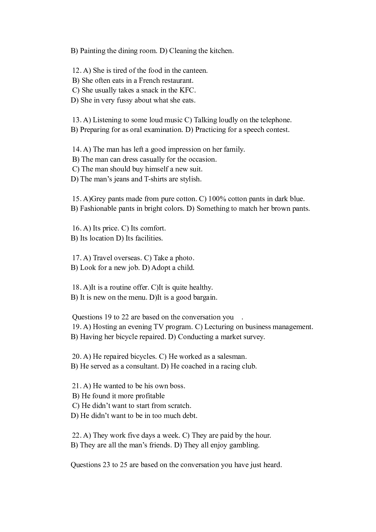 2012年6月英语四级真题（推荐打印）❤ .pdf 第5页