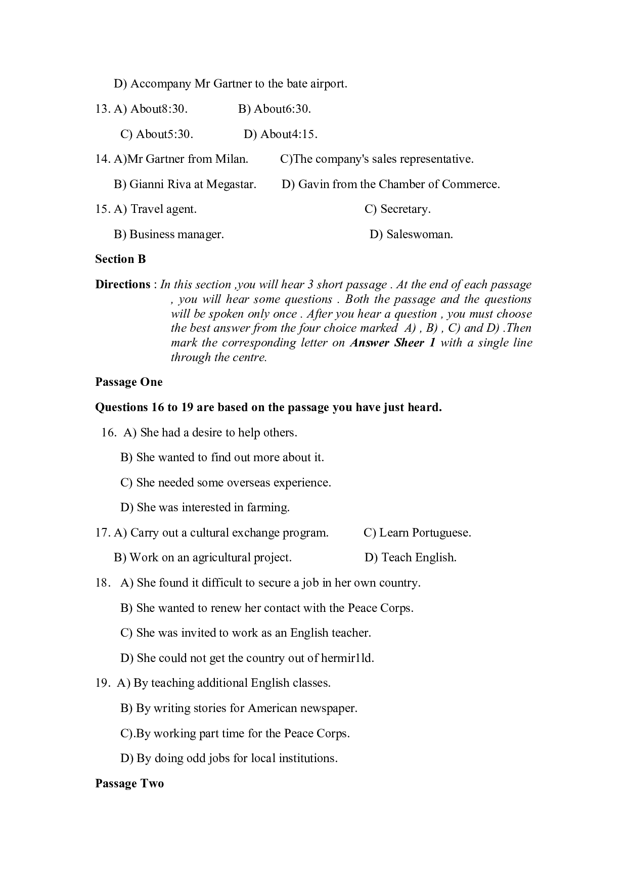 2013年12月大学英语四级考试真题(第1套).docx 第3页