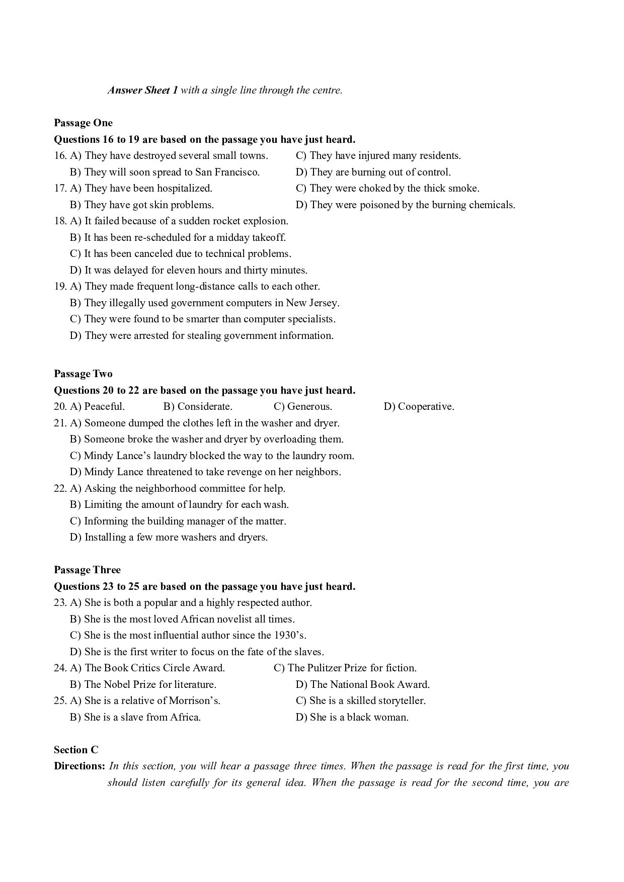 2013年12月大学英语四级考试真题(第三套).docx 第3页