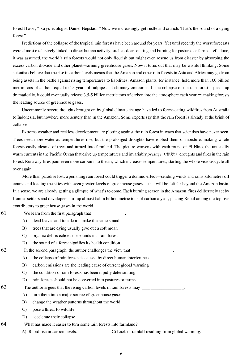 2013年6月六级考试真题（三）.pdf 第6页