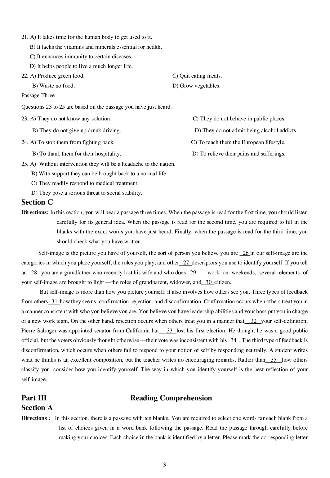 2013年6月六级考试真题（二）.pdf 第3页