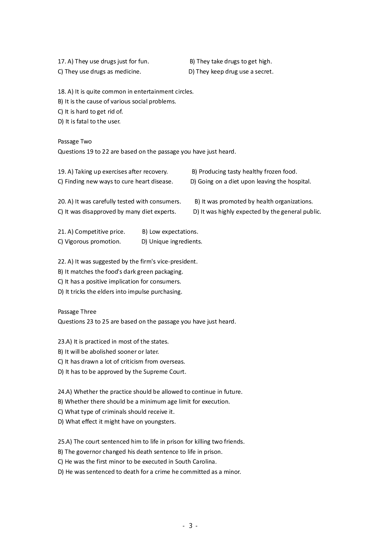 2015年12月英语四级考试真题(第2套).pdf 第3页