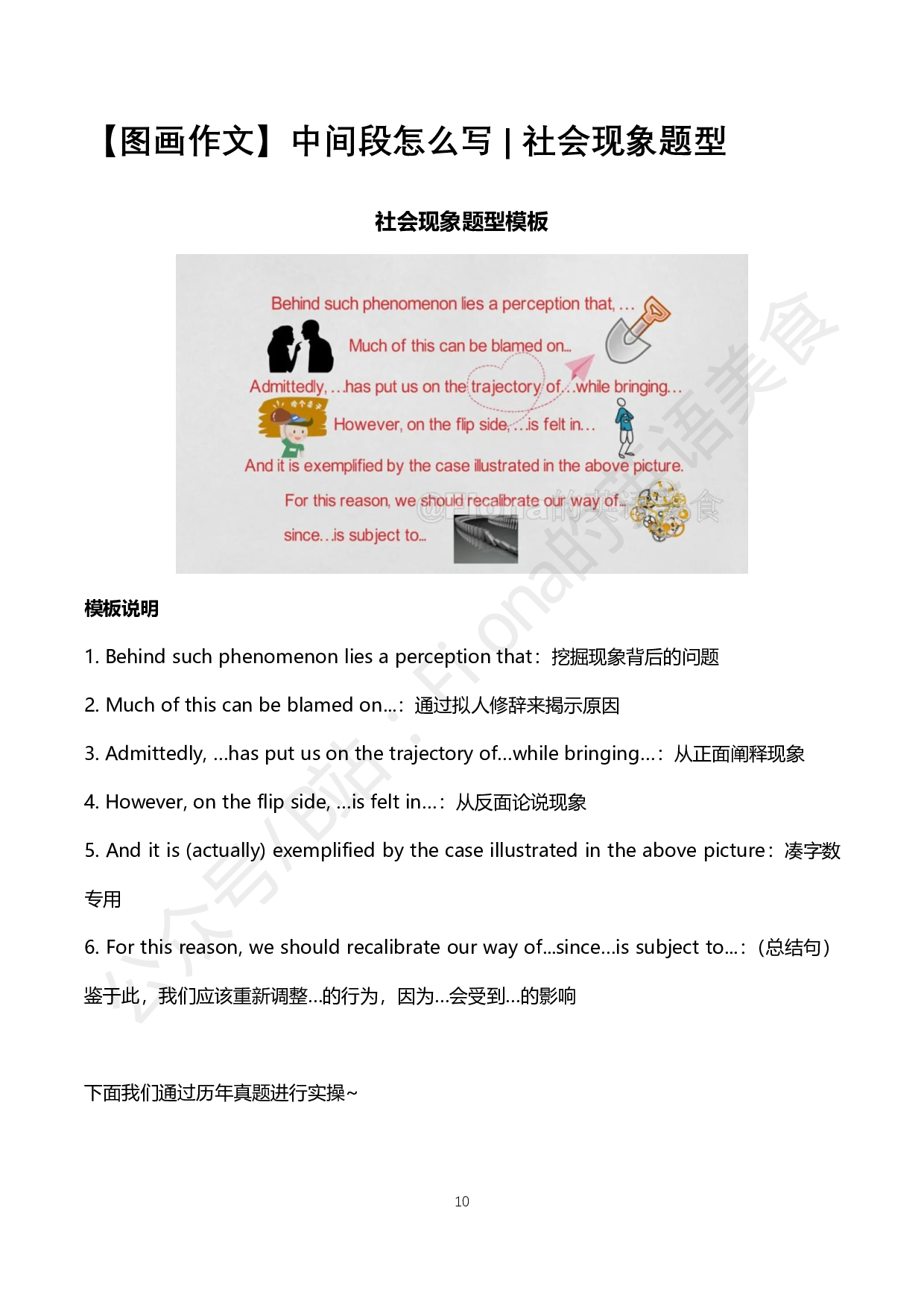 B 站免费版考研英语大作文模板.pdf 第10页
