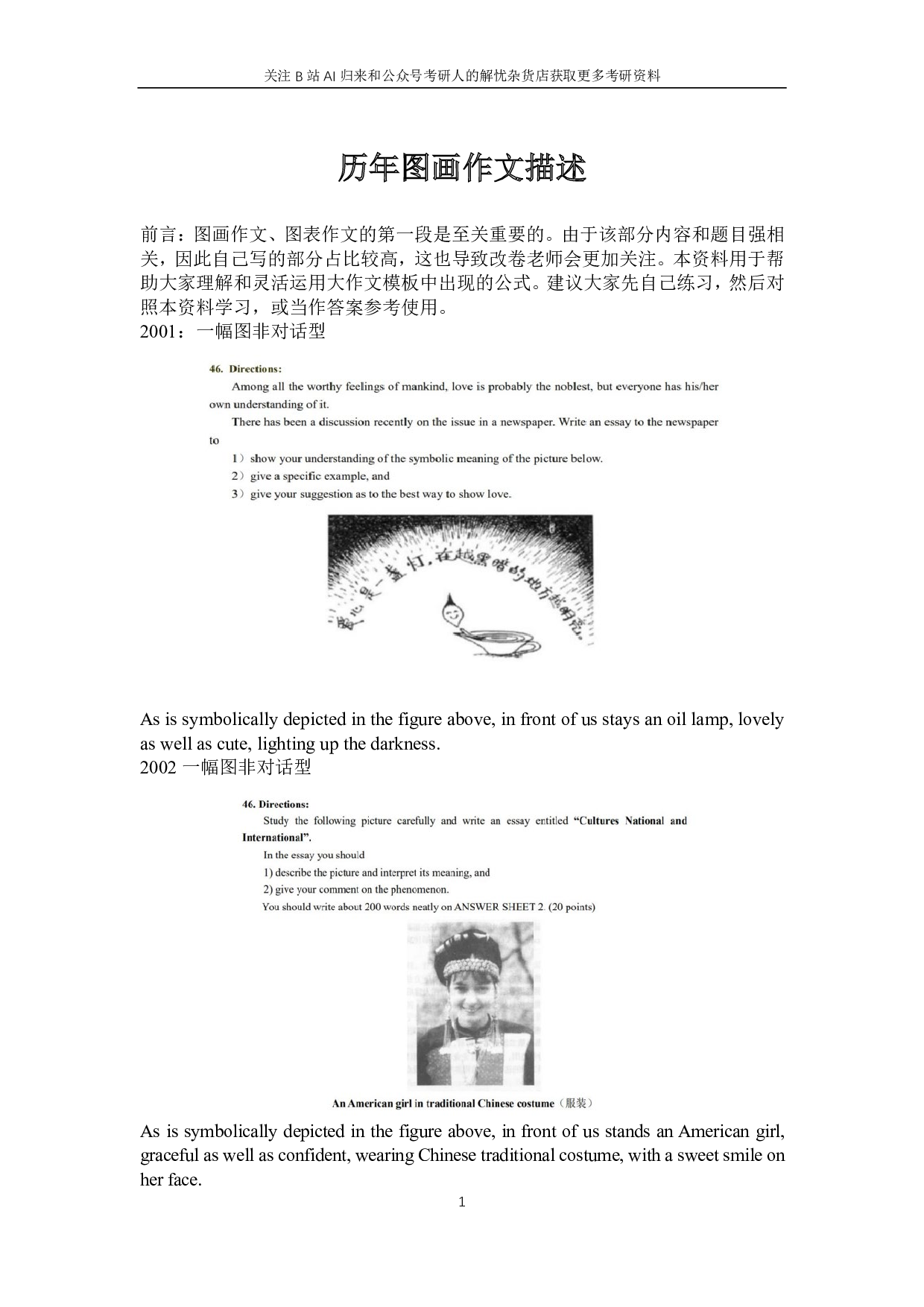 考研英语专项练习-历年图画图表描述.pdf 第1页