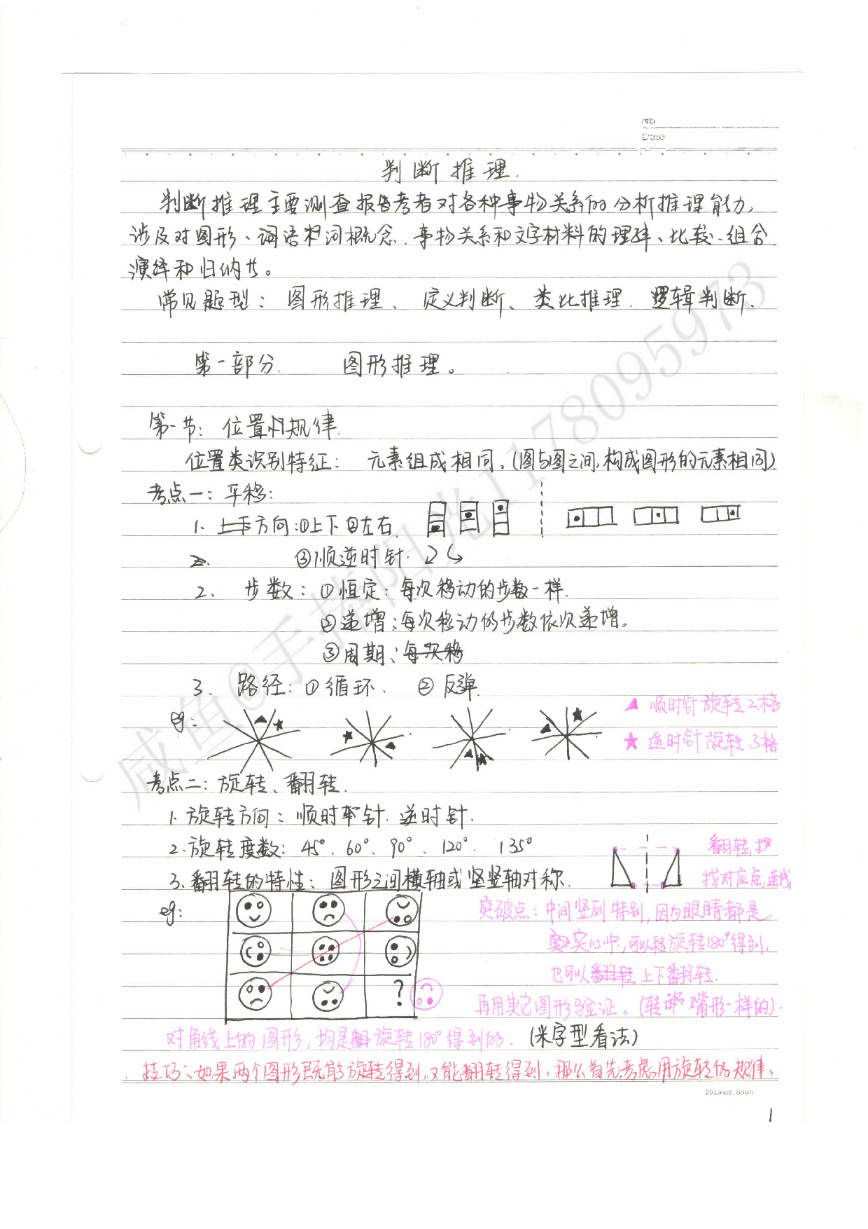 公务员考试&mdash;&mdash;行测 判断推理笔记.pdf 第1页