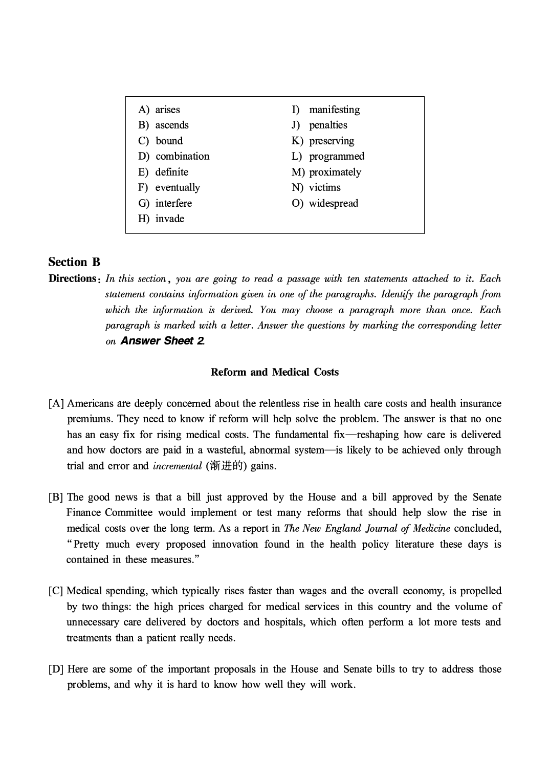 2016.06英语六级第3套真题.pdf 第2页