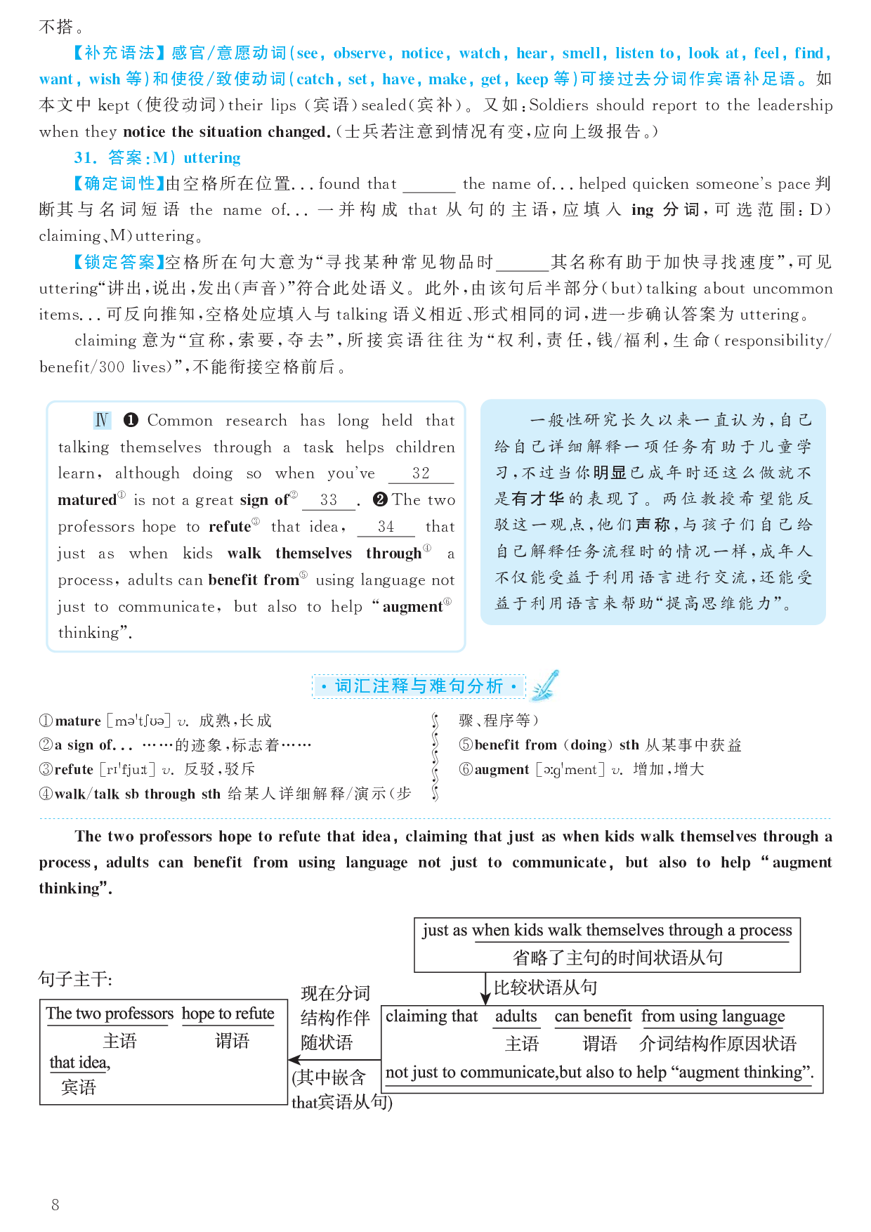 2017.06英语六级考试第3套解析.pdf 第8页