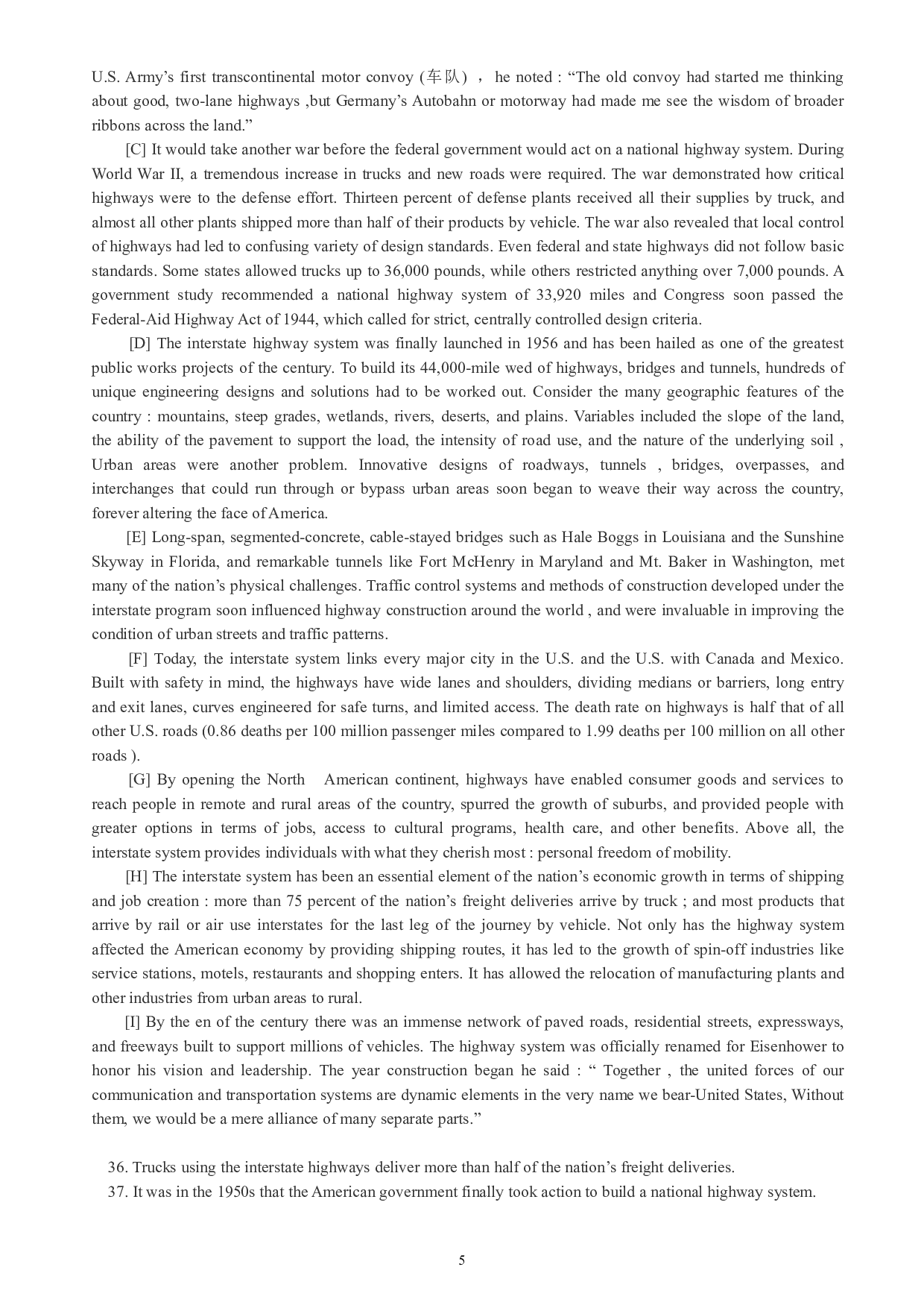 英语四级通关模拟卷第四套.pdf 第5页