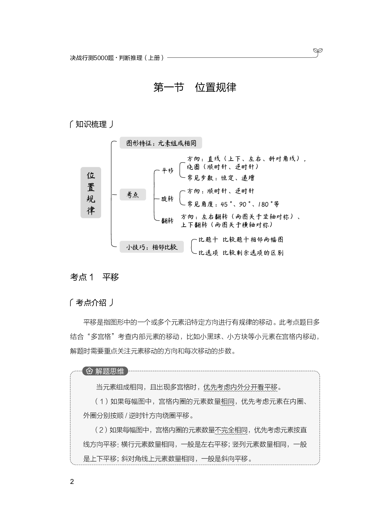 公务员考试辅导用书&middot;决战行测5000题（判断推理）（上册 试题）2025版.pdf 第8页