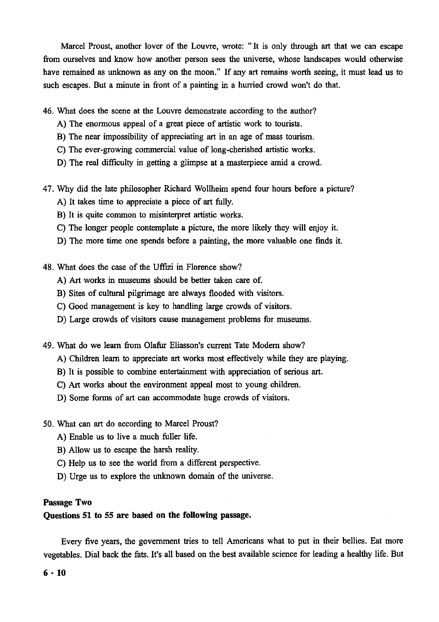 2020.12英语六级真题第1套.pdf 第10页