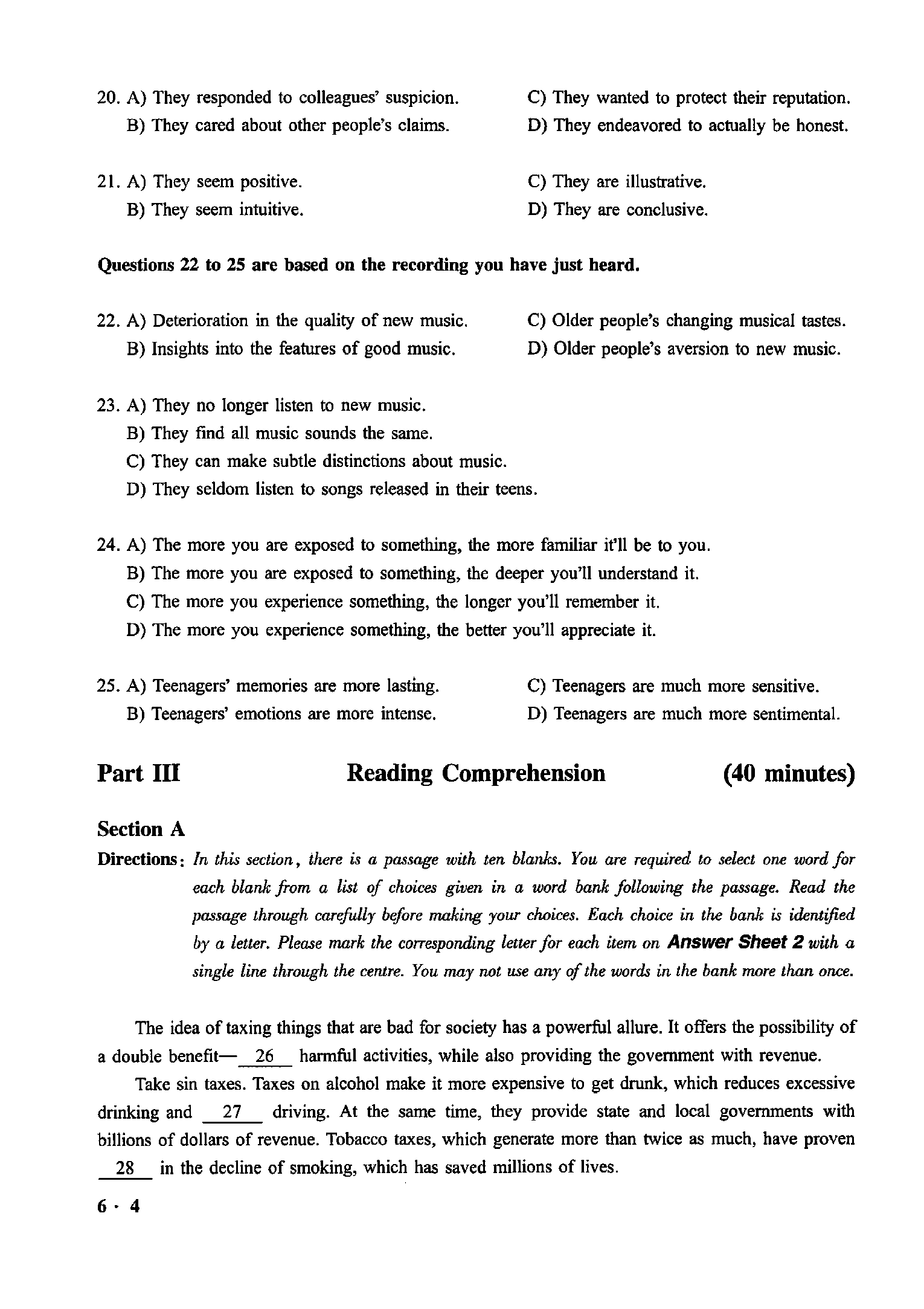 2020.12英语六级真题第1套.pdf 第4页