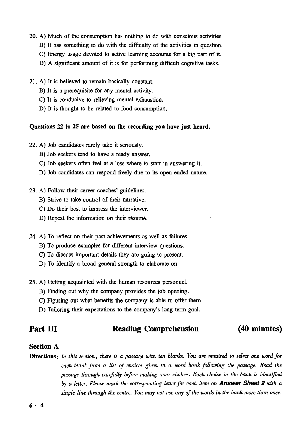 2020.12英语六级真题第2套.pdf 第4页