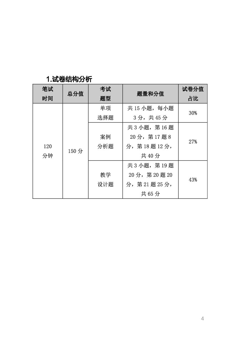教资《语文学科与知识能力》考情分析＋笔记.pdf 第2页