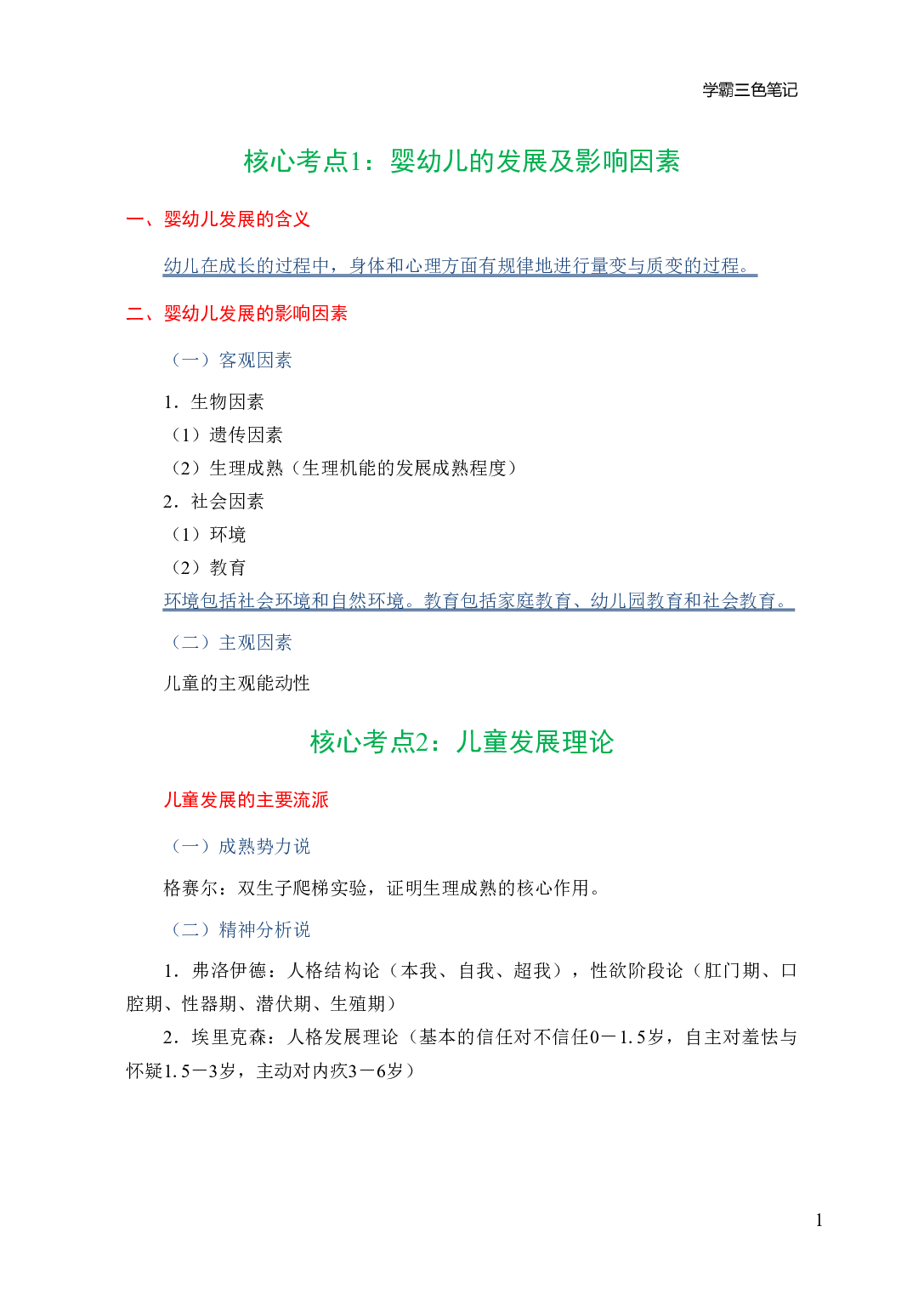 幼儿园《保教知识与能力》学霸三色笔记.pdf 第5页