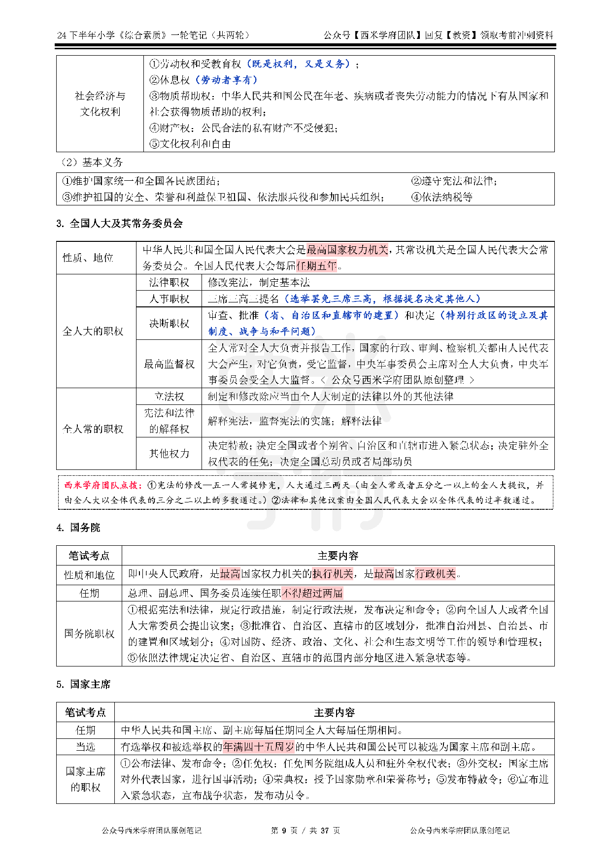 24年下小学-《综合素质》一轮笔记.pdf 第9页