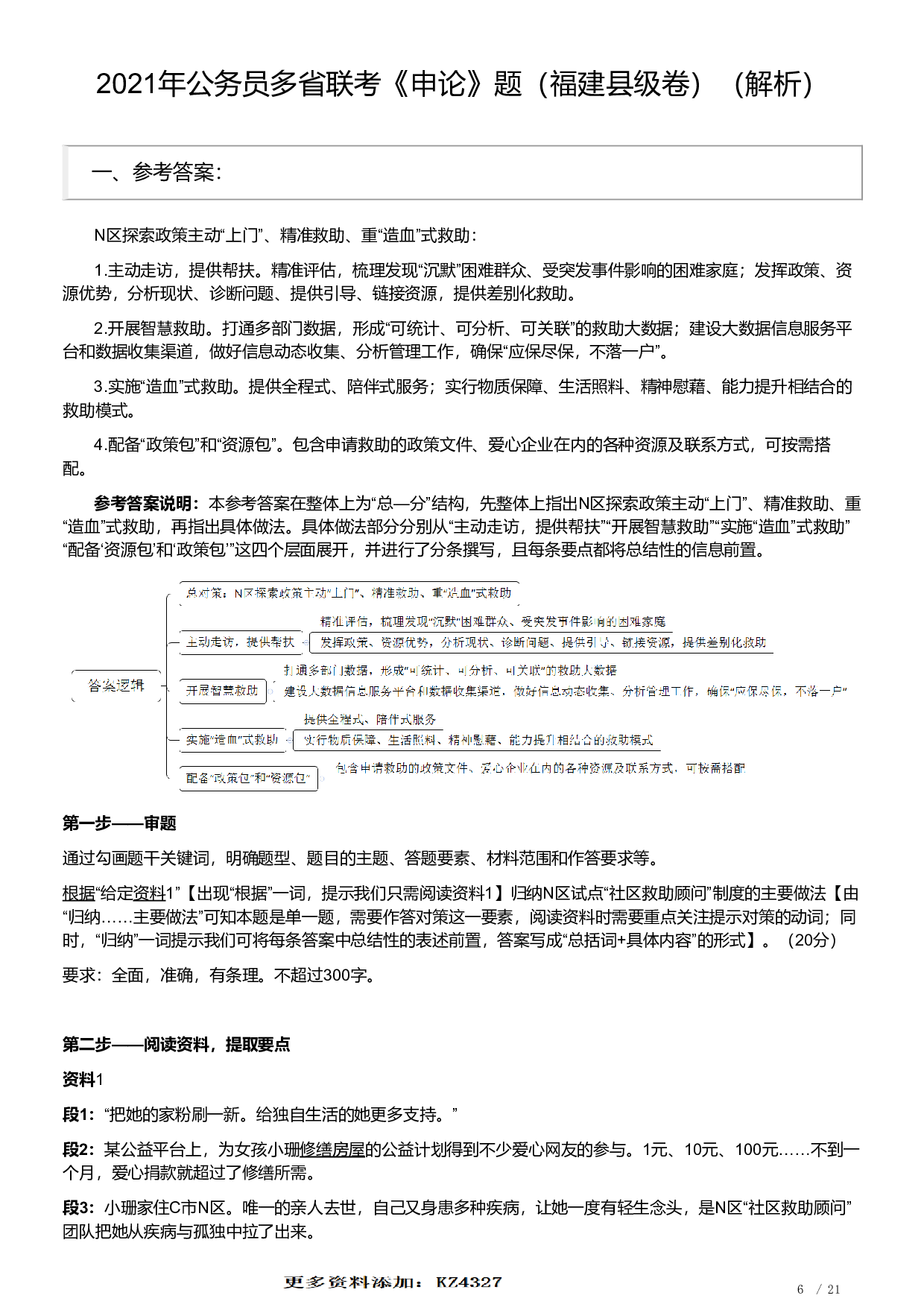 2021年公务员多省联考《申论》题（福建县级卷）及解析.pdf 第6页