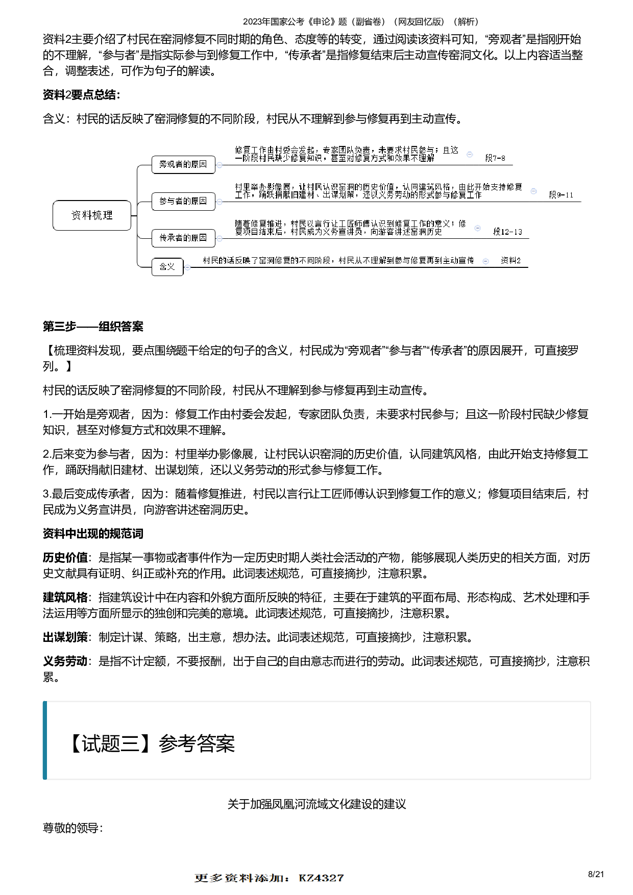 2023年国家公考《申论》题（副省卷）（答案解析）.pdf 第8页