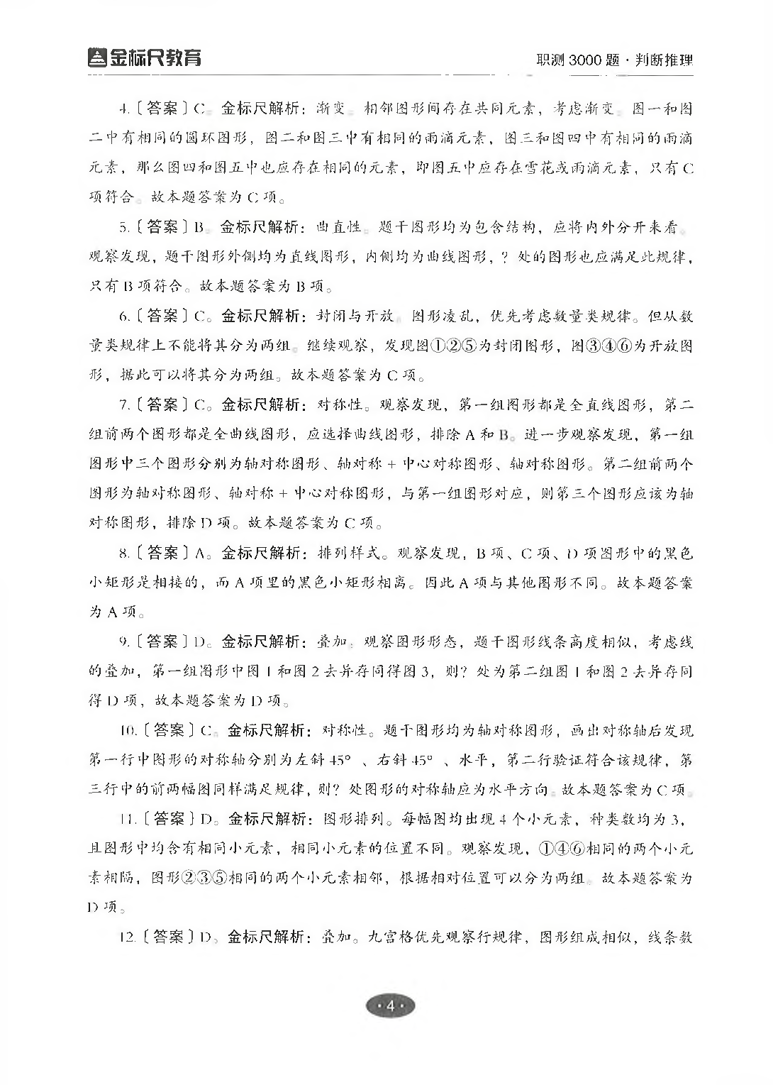 职业能力倾向测验3000题&mdash;&mdash;判断推理答案解析.pdf 第6页