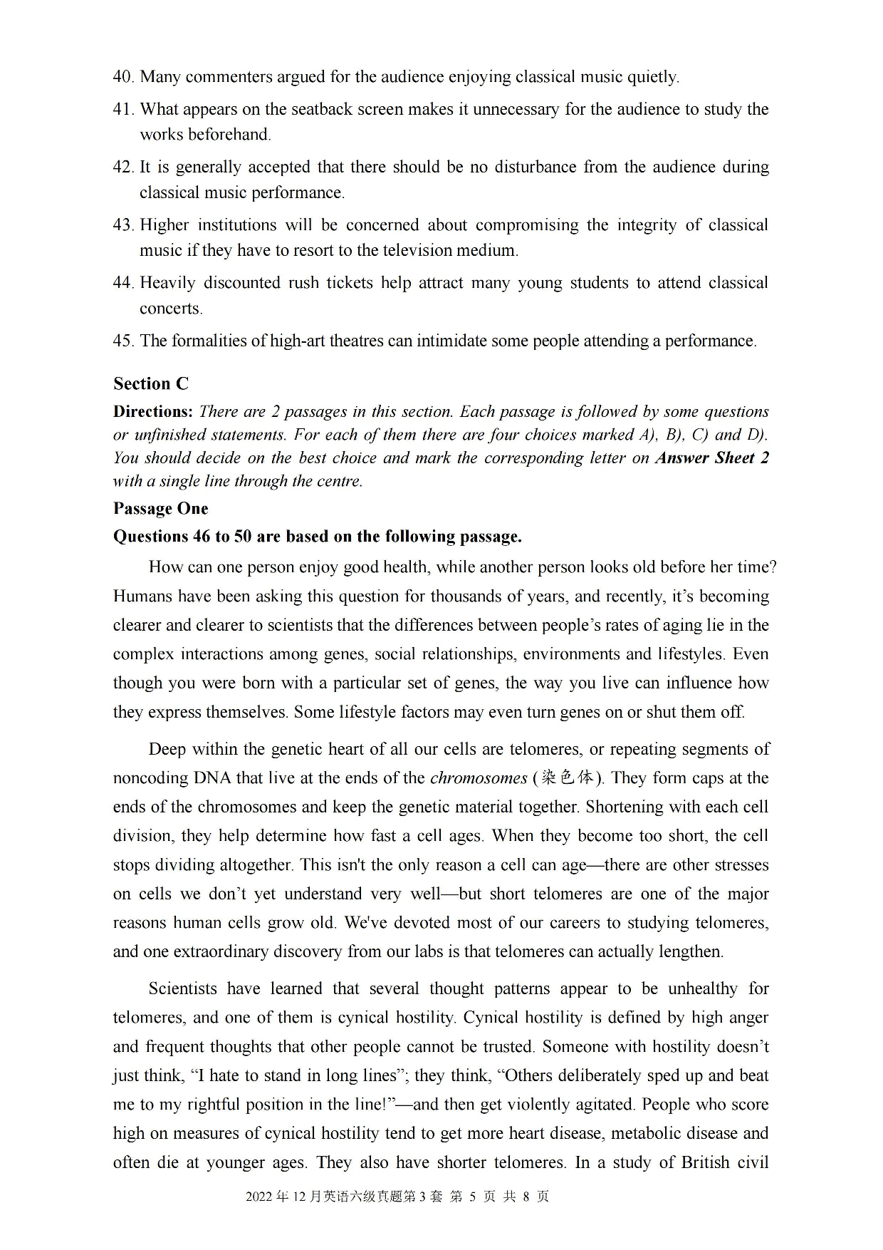 2022.12英语六级真题第3套.pdf 第5页
