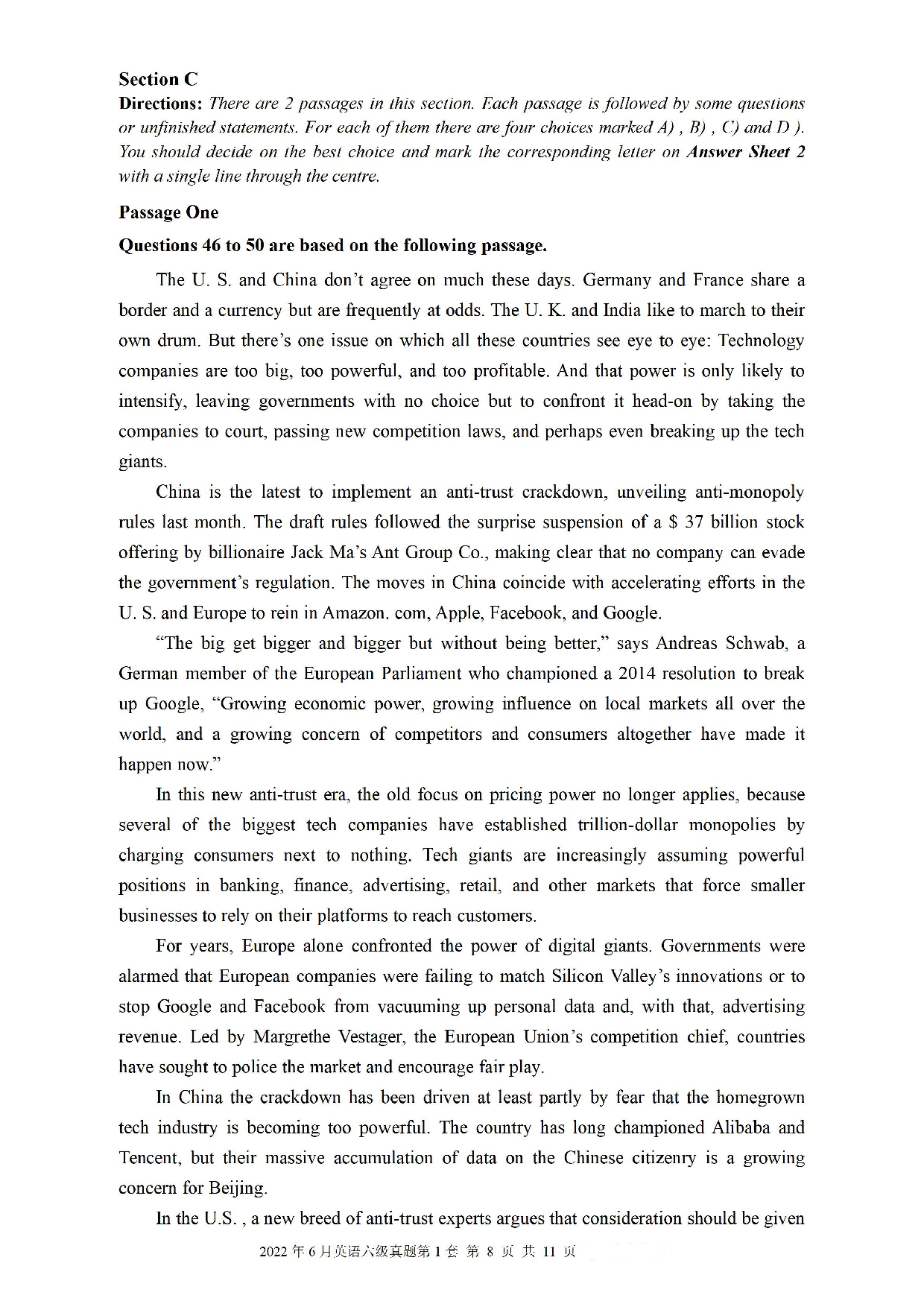 2022年09月六级真题全3套.pdf 第8页