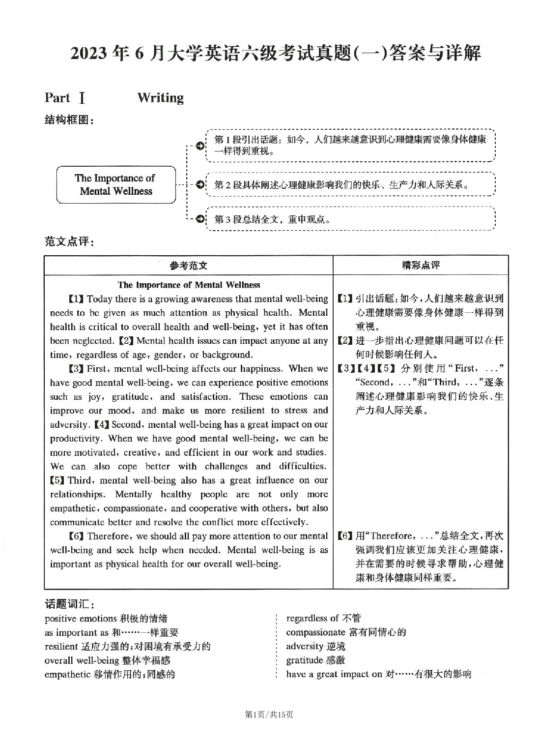 2023.06六级真题第1套详解.pdf 第1页