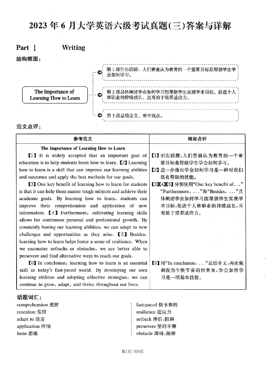 2023.06六级真题第3套详解.pdf 第1页