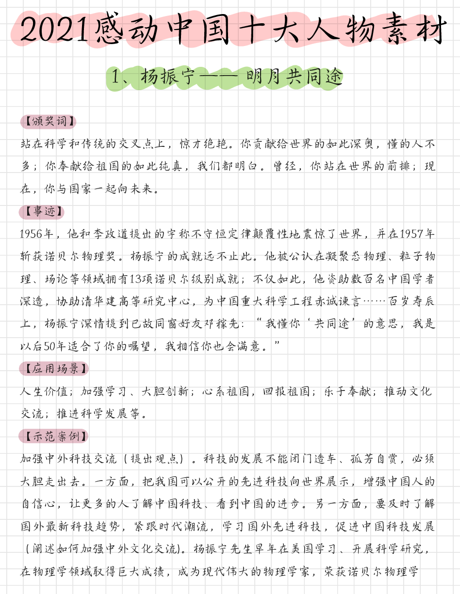 2021感动中国十大人物 写作素材.pdf 第1页