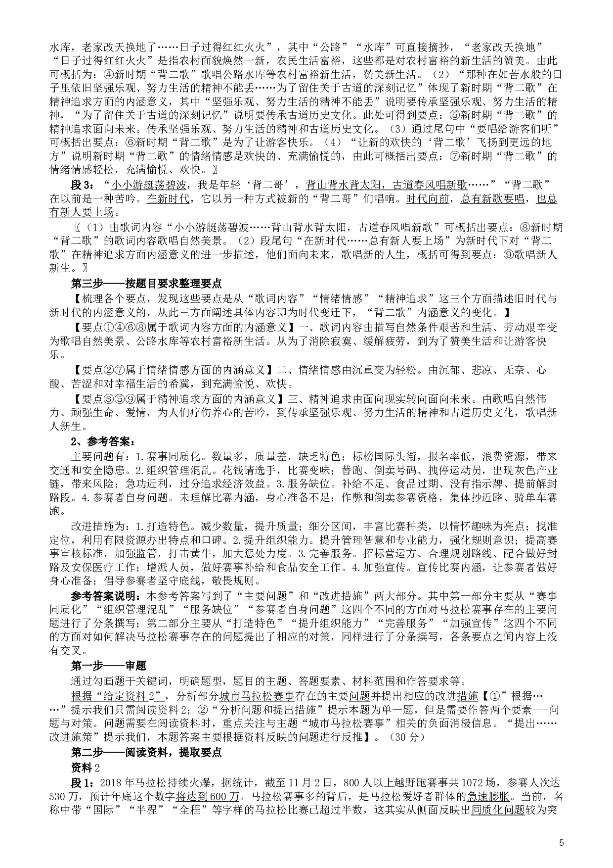 2019年420联考《申论》真题（海南乡镇卷）及参考答案.docx 第5页