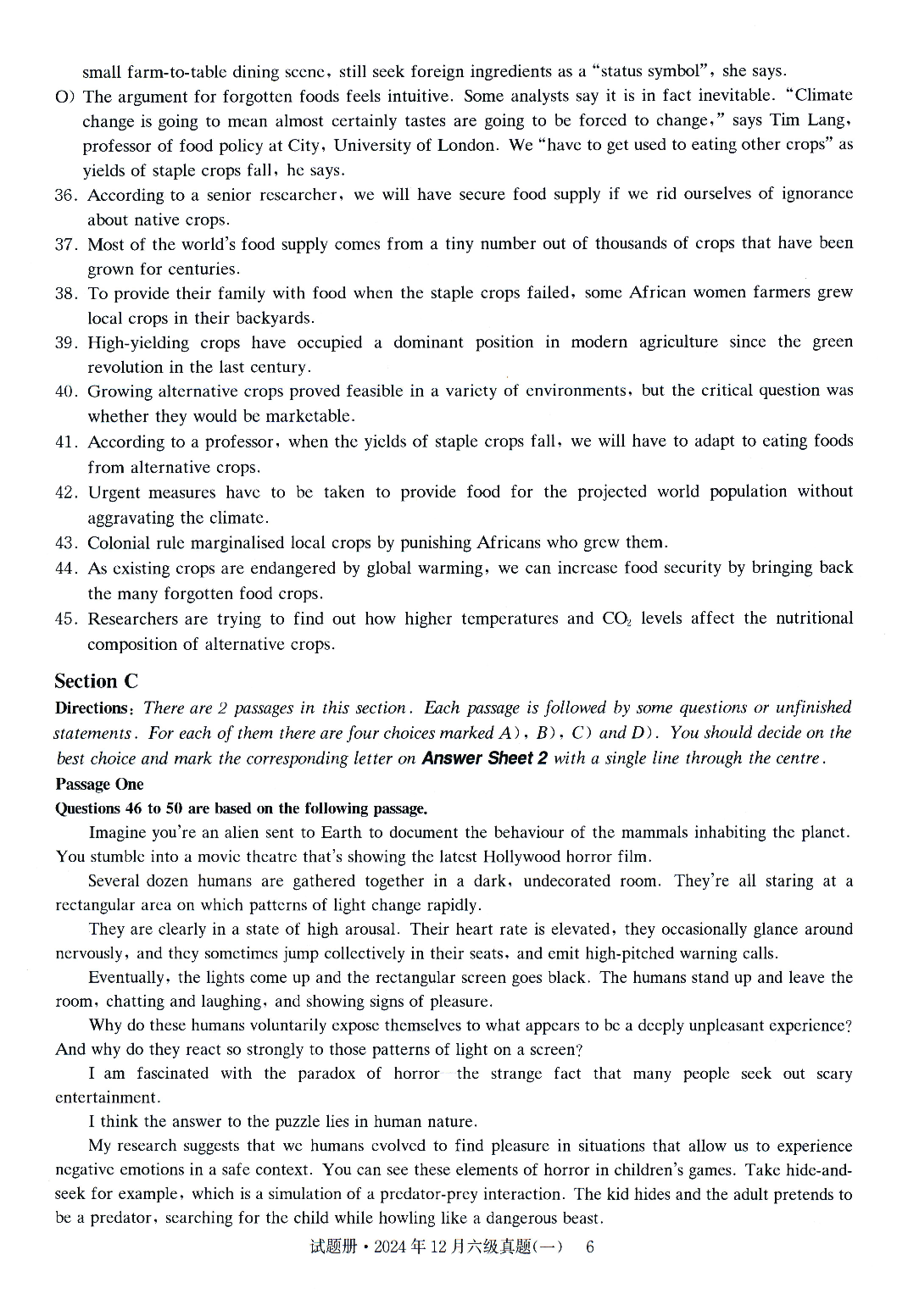2024.12六级真题第1套.pdf 第6页