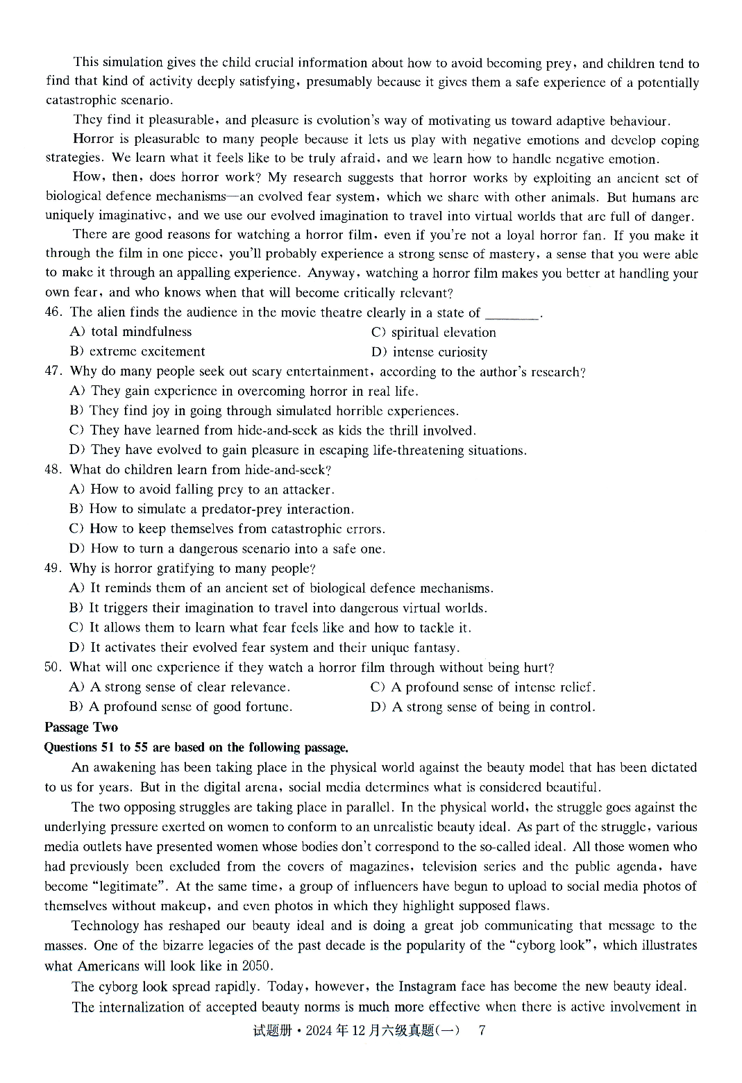 2024.12六级真题第1套.pdf 第7页
