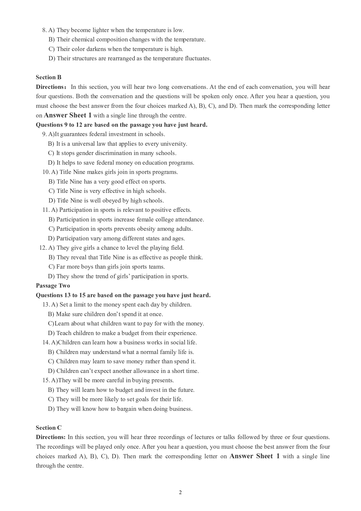 大学英语六级通关模拟卷第二套.pdf 第2页
