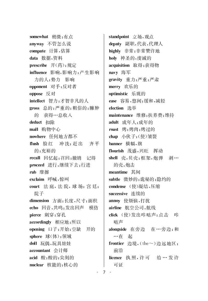大学英语六级高频词汇.pdf 第7页