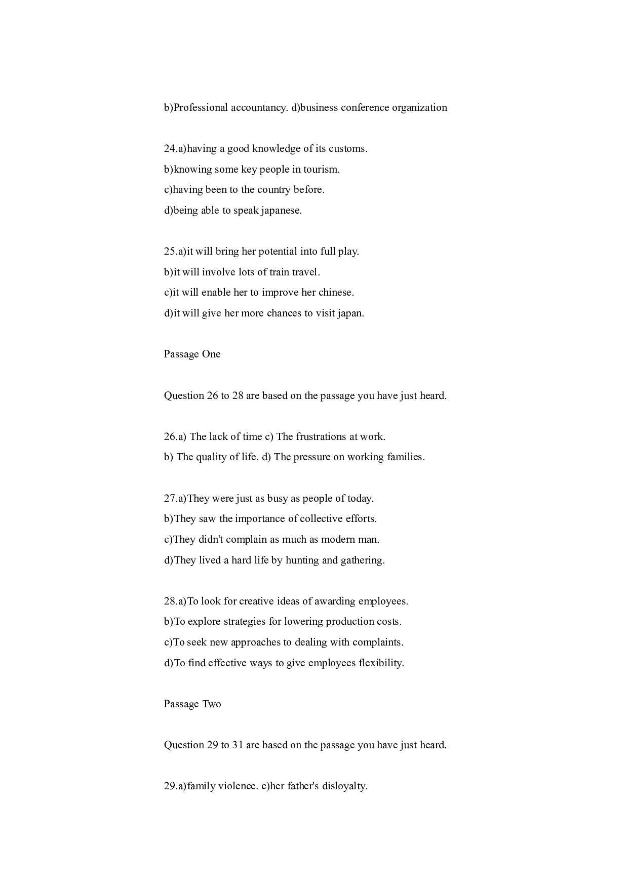 2008年6月英语四级考试真题（推荐打印）❤ .pdf 第9页