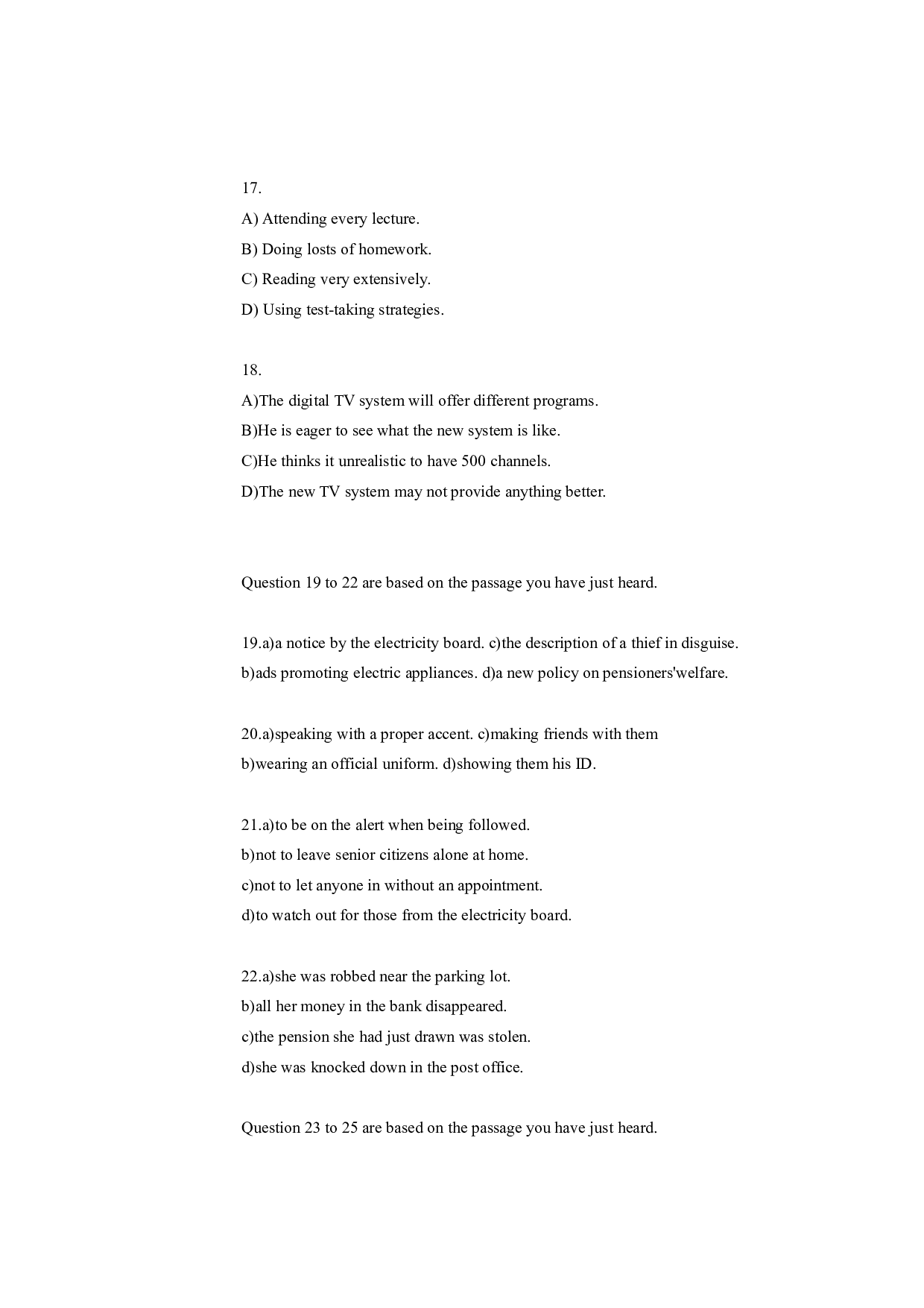 2008年6月英语四级考试真题（推荐打印）❤ .pdf 第8页