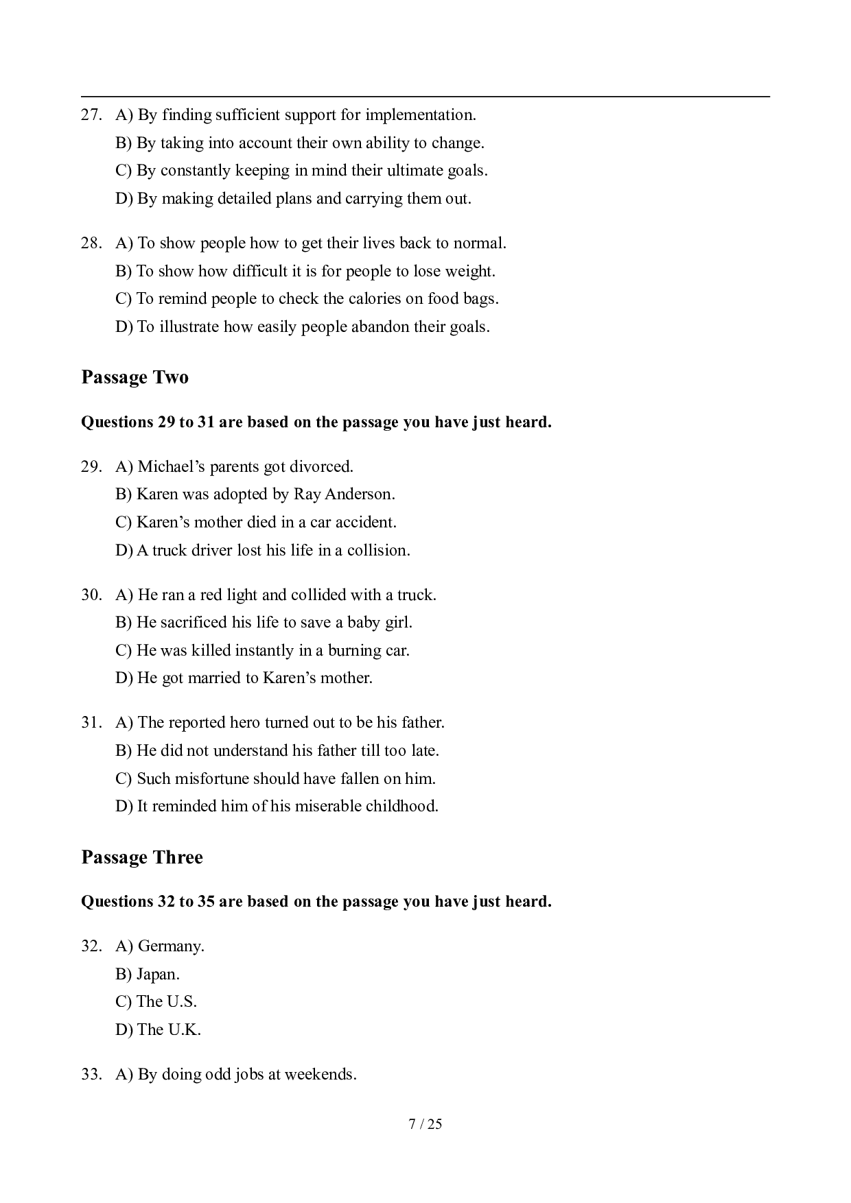 2007年6月英语六级真题及答案.pdf 第7页